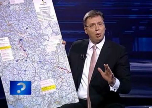 vucic mapa