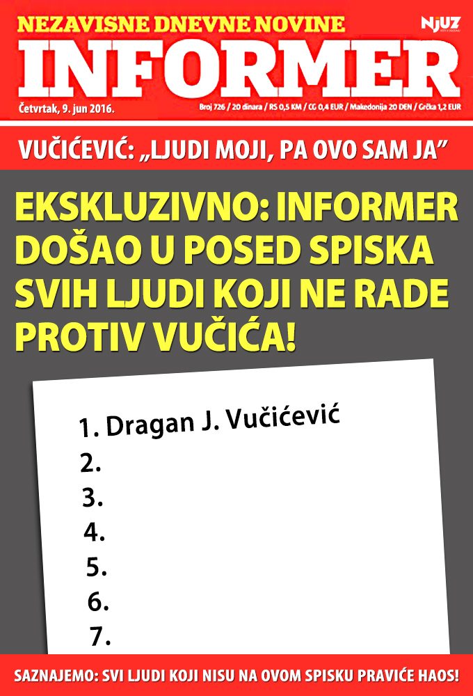 informer vucicevic